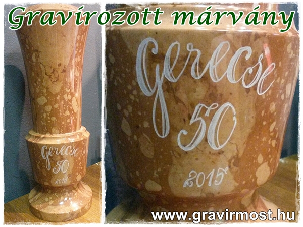 20150423 gravírozott márvány váza gerecse 50